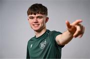 10 July 2025; Table tennis player Adam Faulkner, from Ballymoney in Antrim, representing Queen's University Belfast and Ireland, poses for a portait during the Team Ireland 2025 World University Games Announcement at Technological University Dublin, Grangegorman in Dublin. Photo by Shauna Clinton/Sportsfile