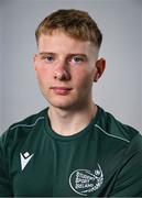 10 July 2025; Table tennis player Cillian Kirby, from Trim in Meath, representing University of Galway and Ireland, poses for a portait during the Team Ireland 2025 World University Games Announcement at Technological University Dublin, Grangegorman in Dublin. Photo by Shauna Clinton/Sportsfile
