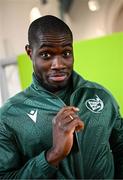 10 July 2025; Athlete Toluwabori Akinola, from Balbriggan in Dublin, representing University College Dublin and Ireland, during the Team Ireland 2025 World University Games Announcement at Technological University Dublin, Grangegorman in Dublin. Photo by Seb Daly/Sportsfile