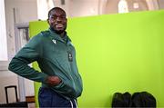 10 July 2025; Athlete Toluwabori Akinola, from Balbriggan in Dublin, representing University College Dublin and Ireland, during the Team Ireland 2025 World University Games Announcement at Technological University Dublin, Grangegorman in Dublin. Photo by Seb Daly/Sportsfile
