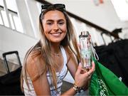 10 July 2025; Athlete Ava O'Connor, from Emo in Laois, respresenting Adams State University and Ireland, during the Team Ireland 2025 World University Games Announcement at Technological University Dublin, Grangegorman in Dublin. Photo by Seb Daly/Sportsfile