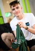 10 July 2025; Taekwando athlete Ryan Doyle, from Baleycullen in Dublin, representing Technological University Dublin and Ireland, during the Team Ireland 2025 World University Games Announcement at Technological University Dublin, Grangegorman in Dublin. Photo by Seb Daly/Sportsfile