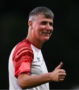 10 July 2025; St Patrick's Athletic manager Stephen Kenny after the UEFA Conference League First Qualifying Round first leg match between St Patrick's Athletic and FC Hegelmann at Richmond Park in Dublin. Photo by Ben McShane/Sportsfile