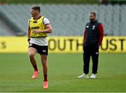 11 July 2025; Owen Farrell, left, and head coach Andy Farrell during a British & Irish Lions captain's run at Adelaide Oval in Adelaide, Australia. Photo by Brendan Moran/Sportsfile
