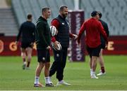 11 July 2025; Assistant coach Jonathan Sexton, left, and head coach Andy Farrell during a British & Irish Lions captain's run at Adelaide Oval in Adelaide, Australia. Photo by Brendan Moran/Sportsfile