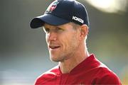 11 July 2025; British & Irish Lions assistant coach Simon Easterby speaks to the media after a British & Irish Lions captain's run at Adelaide Oval in Adelaide, Australia. Photo by Brendan Moran/Sportsfile