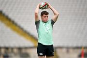 11 July 2025; Gus McCarthy during an Ireland rugby captain's run at Estádio Nacional do Jamor in Lisbon, Portugal. Photo by David Fitzgerald/Sportsfile