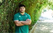 11 July 2025; Thomas Clarkson of Ireland poses for a portrait at the Grupo Desportivo Direito in Lisbon, Portugal. Photo by Carlos Rodrigues/Sportsfile