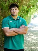11 July 2025; Thomas Clarkson of Ireland poses for a portrait at the Grupo Desportivo Direito in Lisbon, Portugal. Photo by Carlos Rodrigues/Sportsfile