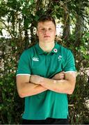 11 July 2025; Cian Prendergast of Ireland poses for a portrait at the Grupo Desportivo Direito in Lisbon, Portugal. Photo by Carlos Rodrigues/Sportsfile
