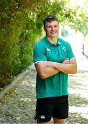 11 July 2025; Cian Prendergast of Ireland poses for a portrait at the Grupo Desportivo Direito in Lisbon, Portugal. Photo by Carlos Rodrigues/Sportsfile
