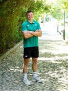 11 July 2025; Cian Prendergast of Ireland poses for a portrait at the Grupo Desportivo Direito in Lisbon, Portugal. Photo by Carlos Rodrigues/Sportsfile