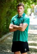 11 July 2025; Cian Prendergast of Ireland poses for a portrait at the Grupo Desportivo Direito in Lisbon, Portugal. Photo by Carlos Rodrigues/Sportsfile