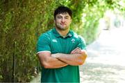 11 July 2025; Thomas Clarkson of Ireland poses for a portrait at the Grupo Desportivo Direito in Lisbon, Portugal. Photo by Carlos Rodrigues/Sportsfile