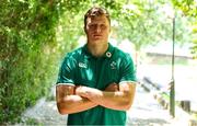 11 July 2025; Cian Prendergast of Ireland poses for a portrait at the Grupo Desportivo Direito in Lisbon, Portugal. Photo by Carlos Rodrigues/Sportsfile