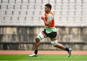 11 July 2025; Cormac Izuchukwu during an Ireland rugby captain's run at Estádio Nacional do Jamor in Lisbon, Portugal. Photo by David Fitzgerald/Sportsfile