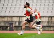 11 July 2025; Tom O’Toole during an Ireland rugby captain's run at Estádio Nacional do Jamor in Lisbon, Portugal. Photo by David Fitzgerald/Sportsfile