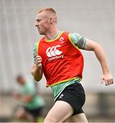 11 July 2025; Nathan Doak during an Ireland rugby captain's run at Estádio Nacional do Jamor in Lisbon, Portugal. Photo by David Fitzgerald/Sportsfile