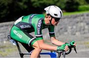 11 July 2025; Toby Sweetman of Cycling Ireland during Stage 4 of 2025 Junior Tour of Ireland from Ennis to Kilfenora. Photo by Stephen McMahon/Sportsfile
