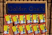 11 July 2025; Golden Goal's scratch cards are seen before the SSE Airtricity Men's Premier Division match between Waterford and Cork City at the Regional Sports Centre in Waterford. Photo by Michael P Ryan/Sportsfile