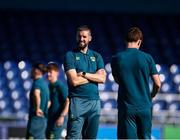 11 July 2025; Fiacre Kelleher of Cork City before the SSE Airtricity Men's Premier Division match between Waterford and Cork City at the Regional Sports Centre in Waterford. Photo by Michael P Ryan/Sportsfile