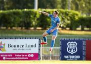 11 July 2025; Sam Glenfield of Waterford celebrates after scoring his side's first goal during the SSE Airtricity Men's Premier Division match between Waterford and Cork City at the Regional Sports Centre in Waterford. Photo by Michael P Ryan/Sportsfile