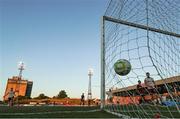 11 July 2025; James Clarke of Bohemians, not pictured, scores his side's third goal during the SSE Airtricity Men's Premier Division match between Bohemians and Galway United at Dalymount Park in Dublin. Photo by Thomas Flinkow/Sportsfile
