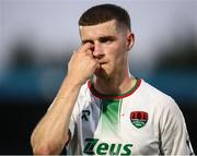 11 July 2025; Darragh Crowley of Cork City after the SSE Airtricity Men's Premier Division match between Waterford and Cork City at the Regional Sports Centre in Waterford. Photo by Michael P Ryan/Sportsfile