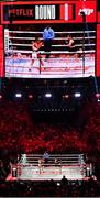11 July 2025; A general view insdie Madison Square Garden during the first round of the undisputed super lightweight championship fight between Katie Taylor and Amanda Serrano at Madison Square Garden in New York, USA. Photo by Stephen McCarthy/Sportsfile