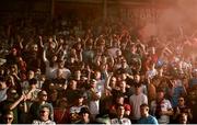 11 July 2025; Bohemians supporters during the SSE Airtricity Men's Premier Division match between Bohemians and Galway United at Dalymount Park in Dublin. Photo by Thomas Flinkow/Sportsfile