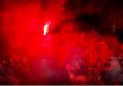 11 July 2025; Bohemians supporters before the SSE Airtricity Men's Premier Division match between Bohemians and Galway United at Dalymount Park in Dublin. Photo by Thomas Flinkow/Sportsfile