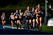 11 July 2025; Jennifer O'Leary of Nenagh Olympic AC, Tipperary, competes in the U20 Women's Mile during the 2025 Morton Games at Morton Stadium in Santry, Dublin. Photo by Ramsey Cardy/Sportsfile