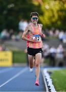 11 July 2025; Florian Lepallec of France competes in the Men's 5000m during the 2025 Morton Games at Morton Stadium in Santry, Dublin. Photo by Ramsey Cardy/Sportsfile