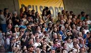 11 July 2025; Supporters watch on during the 2025 Morton Games at Morton Stadium in Santry, Dublin. Photo by Ramsey Cardy/Sportsfile