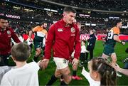 12 July 2025; Owen Farrell of British & Irish Lions before the tour match between AUNZ XV and the British & Irish Lions at the Adelaide Oval in Adelaide, Australia. Photo by Brendan Moran/Sportsfile