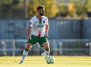 11 July 2025; Greg Bolger of Cork City during the SSE Airtricity Men's Premier Division match between Waterford and Cork City at the Regional Sports Centre in Waterford. Photo by Michael P Ryan/Sportsfile