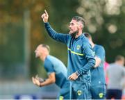 11 July 2025; Cork City goalkeeping coach Mark McNulty during the SSE Airtricity Men's Premier Division match between Waterford and Cork City at the Regional Sports Centre in Waterford. Photo by Michael P Ryan/Sportsfile