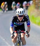 12 July 2025; Nathan Levitt of Lee Vallley Youth Cycling Team leads during the Stage 5 of 2025 Junior Tour of Ireland from Ennis to Killaloe. Photo by Stephen McMahon/Sportsfile