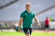 12 July 2025; Craig Casey of Ireland before the International Rugby Test match between Portugal and Ireland at Estádio Nacional do Jamor in Lisbon, Portugal. Photo by David Fitzgerald/Sportsfile