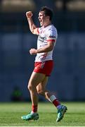 12 July 2025; Darragh Canavan of Tyrone celebrates scoring a two-pointer during the GAA Football All-Ireland Senior Championship semi-final match between Kerry and Tyrone at Croke Park in Dublin. Photo by Piaras Ó Mídheach/Sportsfile