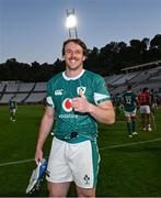 12 July 2025; Ryan Baird of Ireland after the International Rugby Test match between Portugal and Ireland at Estádio Nacional do Jamor in Lisbon, Portugal. Photo by David Fitzgerald/Sportsfile