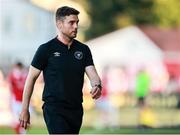 12 July 2025; Sligo Rovers manager John Russell during the SSE Airtricity Men's Premier Division match between Sligo Rovers and Derry City at The Showgrounds in Sligo. Photo by Thomas Flinkow/Sportsfile