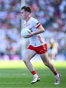 12 July 2025; Eoin McElholm of Tyrone during the GAA Football All-Ireland Senior Championship semi-final match between Kerry and Tyrone at Croke Park in Dublin. Photo by Seb Daly/Sportsfile