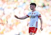 12 July 2025; Eoin McElholm of Tyrone during the GAA Football All-Ireland Senior Championship semi-final match between Kerry and Tyrone at Croke Park in Dublin. Photo by Seb Daly/Sportsfile