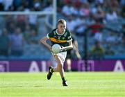12 July 2025; Aaron Brosnan, Holy Cross, Dundrum, Dublin, representing Kerry, during the GAA INTO Cumann na mBunscol Respect Exhibition Go Games match at the GAA Football All-Ireland Senior Championship semi-final match between Kerry and Tyrone at Croke Park in Dublin. Photo by Ray McManus/Sportsfile
