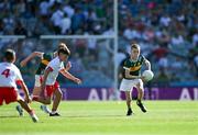 12 July 2025; Aaron Brosnan, Holy Cross, Dundrum, Dublin, representing Kerry, during the GAA INTO Cumann na mBunscol Respect Exhibition Go Games match at the GAA Football All-Ireland Senior Championship semi-final match between Kerry and Tyrone at Croke Park in Dublin. Photo by Ray McManus/Sportsfile
