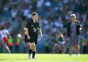 12 July 2025; Conor Carron, St Columban's Primary School, Belcoo, Fermanagh, during the GAA INTO Cumann na mBunscol Respect Exhibition Go Games match at the GAA Football All-Ireland Senior Championship semi-final match between Kerry and Tyrone at Croke Park in Dublin. Photo by Ray McManus/Sportsfile