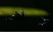 12 July 2025; Ground staff work on the pitch after the GAA Football All-Ireland Senior Championship semi-final match between Kerry and Tyrone at Croke Park in Dublin. Photo by Ramsey Cardy/Sportsfile