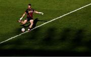 12 July 2025; Tyrone goalkeeper Niall Morgan during the GAA Football All-Ireland Senior Championship semi-final match between Kerry and Tyrone at Croke Park in Dublin. Photo by Ramsey Cardy/Sportsfile