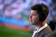 12 July 2025; RTE analyst Eamonn Fitzmaurice during the GAA Football All-Ireland Senior Championship semi-final match between Kerry and Tyrone at Croke Park in Dublin. Photo by Ramsey Cardy/Sportsfile
